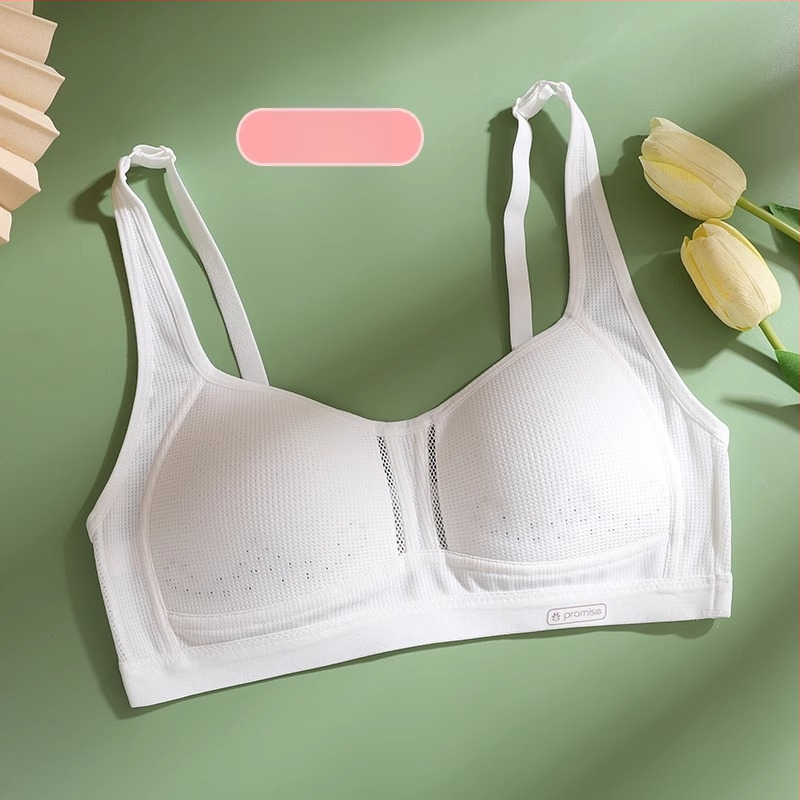 Võrgust hingav arendav spordirinnahoidja tüdrukutele, vest keskkooliõpilaste aluspesu keskkooliõpilaste mugav rinnahoidja