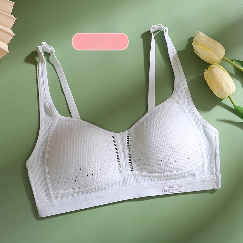 Võrgust hingav arendav spordirinnahoidja tüdrukutele, vest keskkooliõpilaste aluspesu keskkooliõpilaste mugav rinnahoidja