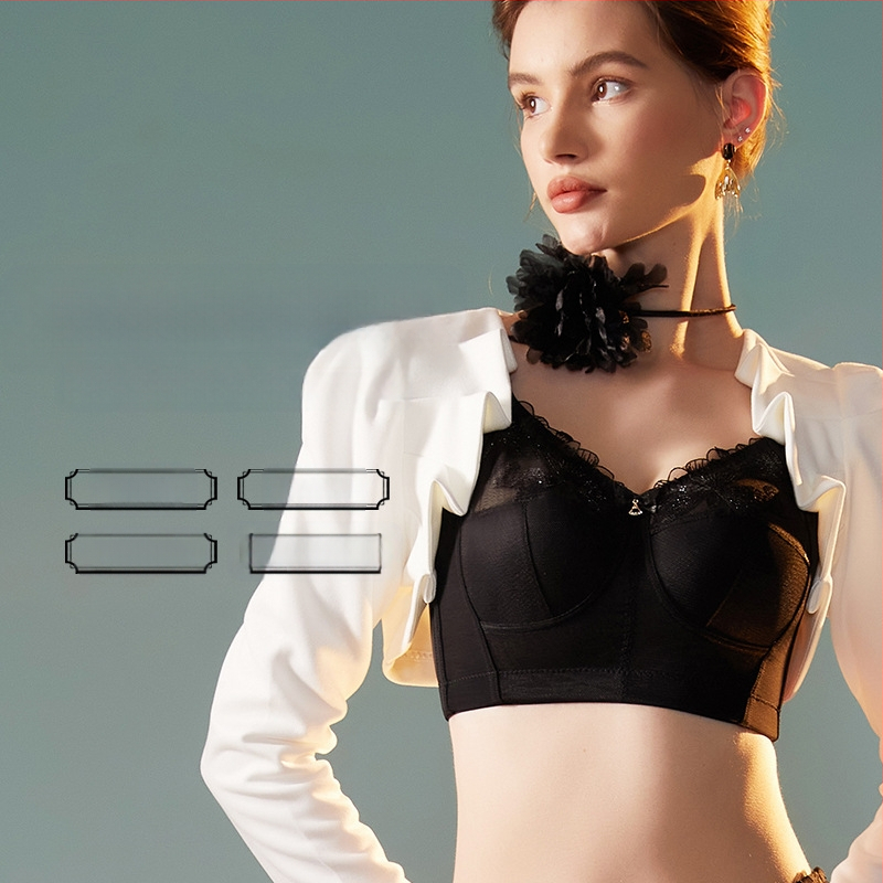 Νέα γυναικεία εσώρουχα χωρίς δαχτυλίδια, εξαιρετικά λεπτό σουτιέν με μεγάλο στήθος και μικρό ρυθμιζόμενο σουτιέν για κορίτσια