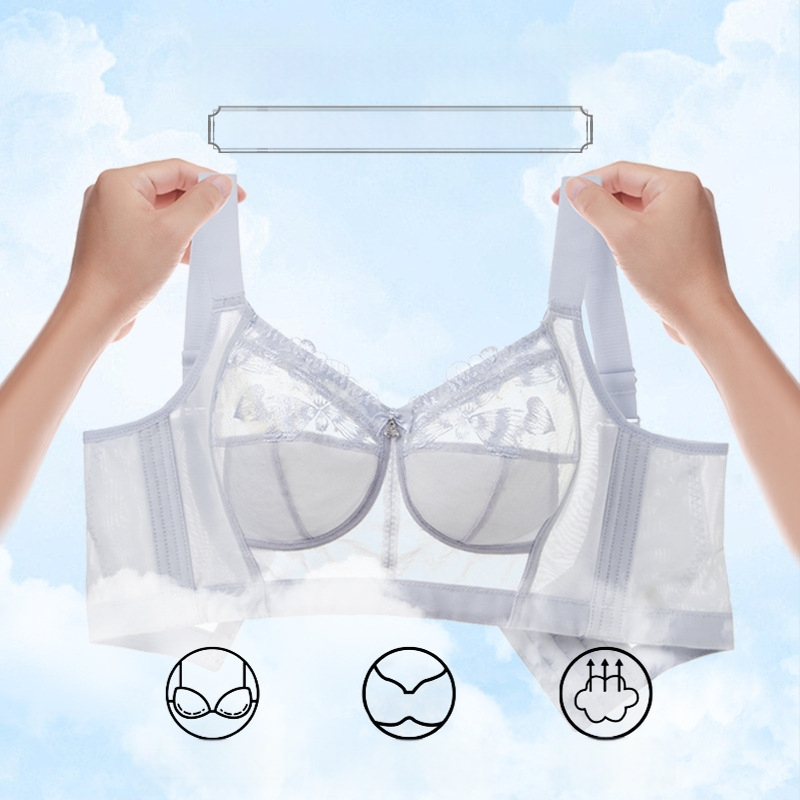 Νέα γυναικεία εσώρουχα χωρίς δαχτυλίδια, εξαιρετικά λεπτό σουτιέν με μεγάλο στήθος και μικρό ρυθμιζόμενο σουτιέν για κορίτσια