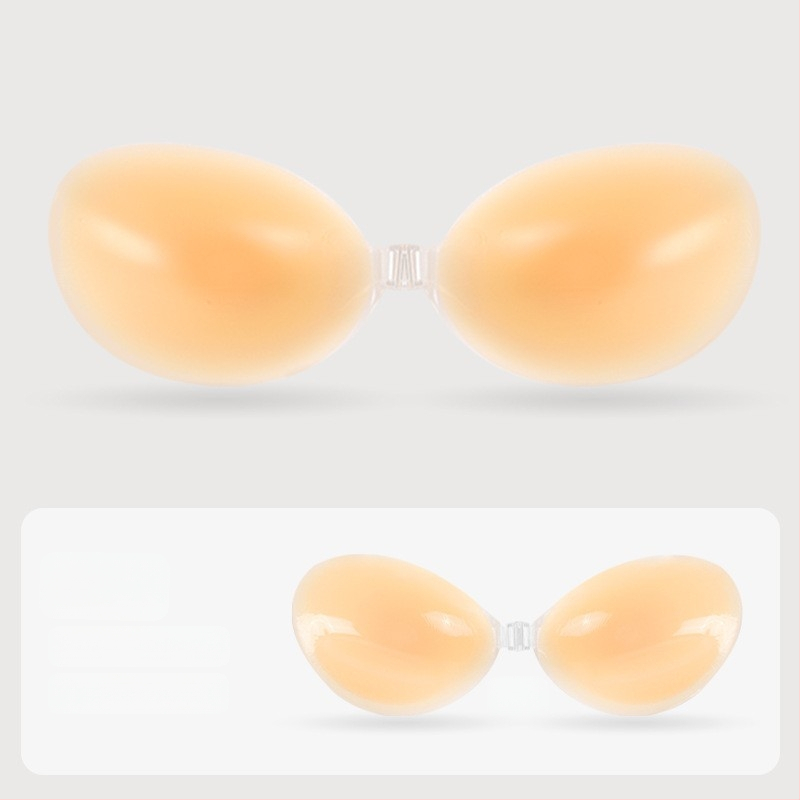 Αόρατο Σουτιέν Σιλικόνης, Πυκνό, Αδιάβροχο, Στράπλες, Ειδικό Νυφικό Εσώρουχο, Σέξι Push-Up, Αδιάβροχη Εφαρμογή