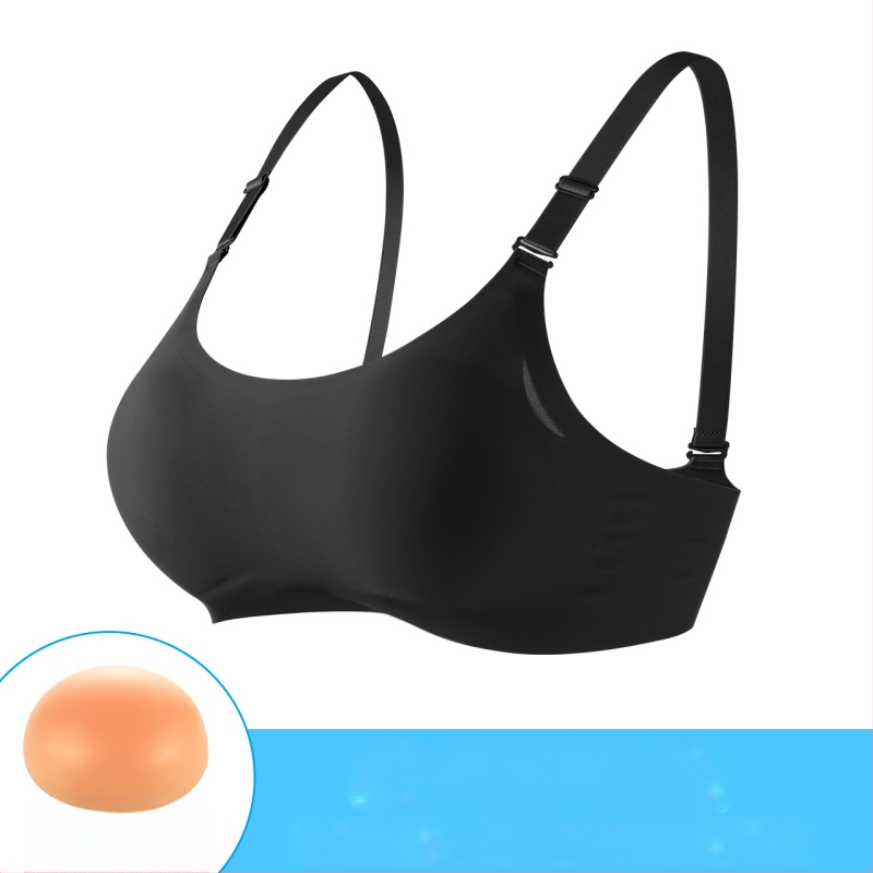 Speciali protezinė liemenėlė krūtų implantams įtvirtinti, realistiškos moteriškos netikros krūtys, itin didelis krūtinės artefaktas, „Cosplay“ silikoninis puskamuolys