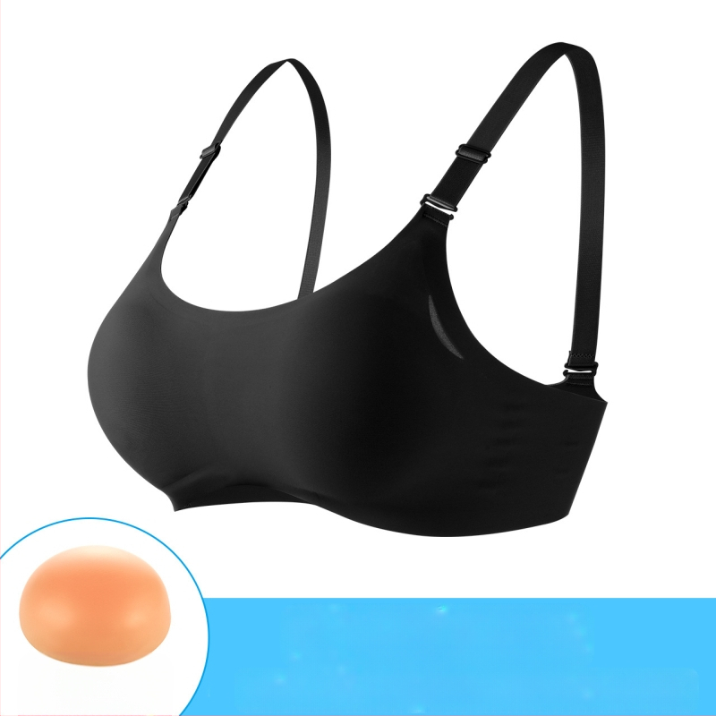 Speciali protezinė liemenėlė krūtų implantams įtvirtinti, realistiškos moteriškos netikros krūtys, itin didelis krūtinės artefaktas, „Cosplay“ silikoninis puskamuolys