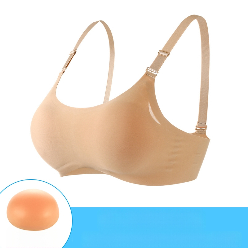 Speciali protezinė liemenėlė krūtų implantams įtvirtinti, realistiškos moteriškos netikros krūtys, itin didelis krūtinės artefaktas, „Cosplay“ silikoninis puskamuolys