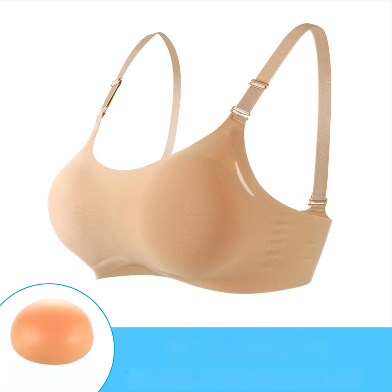 Speciali protezinė liemenėlė krūtų implantams įtvirtinti, realistiškos moteriškos netikros krūtys, itin didelis krūtinės artefaktas, „Cosplay“ silikoninis puskamuolys
