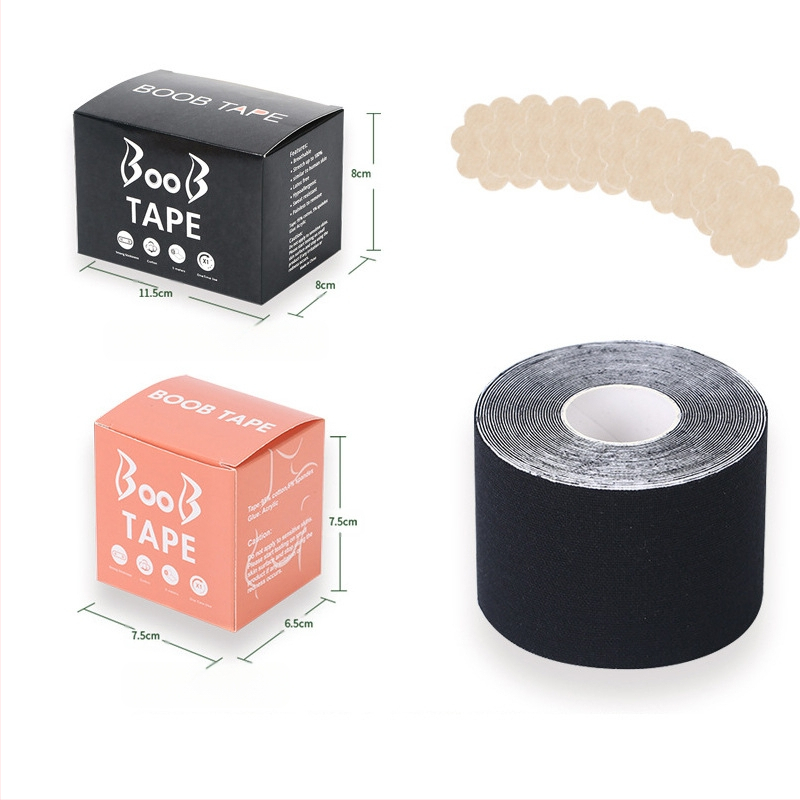 Többfunkciós láthatatlan mellemelő kötés, mellkasi rugalmas szövet viselési módszer szalag, Amazon