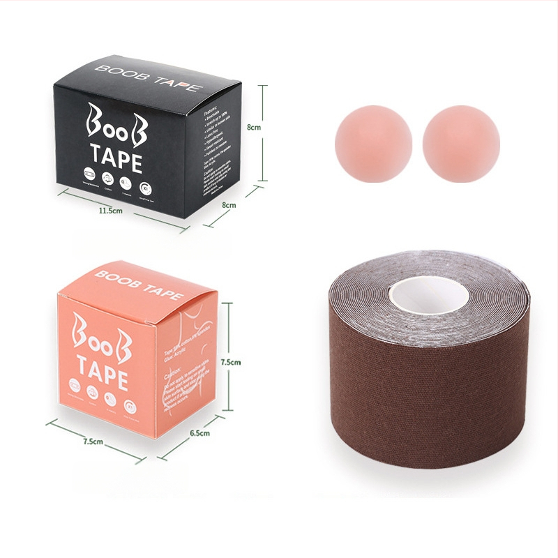 Többfunkciós láthatatlan mellemelő kötés, mellkasi rugalmas szövet viselési módszer szalag, Amazon