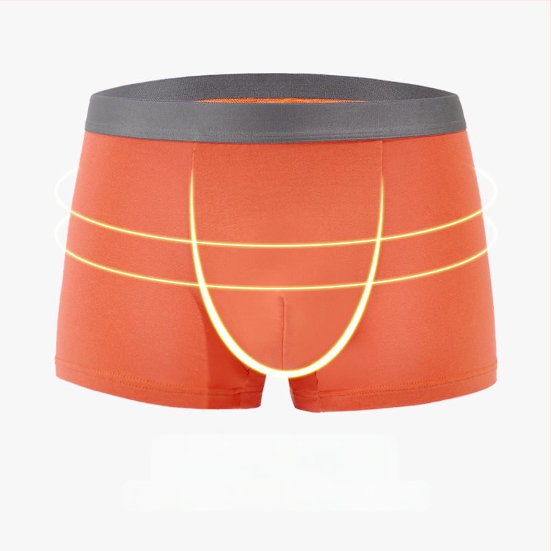 Donje rublje Muške bokserice od čistog pamuka do sredine struka, prozračne, jednobojne, od čistog pamuka, veleprodaja, dropshipping