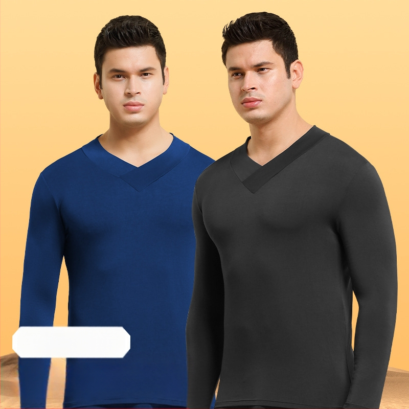 Meeste sügisriided Kõrge kraega ühes tükis soe meeste külmakindel aluspesu Õhuke alussärk Slim-fit pealisriided sügis ja talv