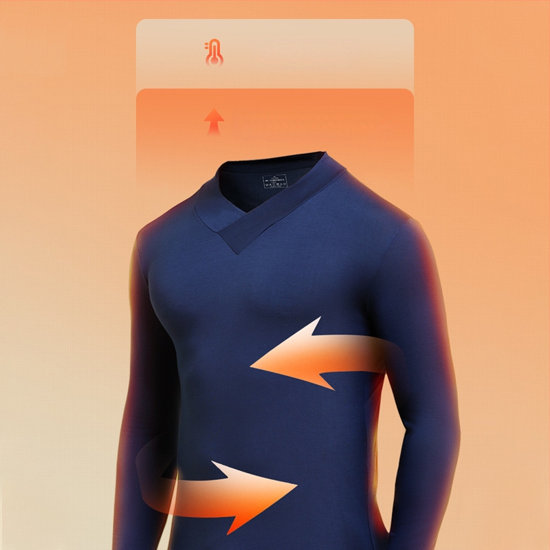 Meeste sügisriided Kõrge kraega ühes tükis soe meeste külmakindel aluspesu Õhuke alussärk Slim-fit pealisriided sügis ja talv