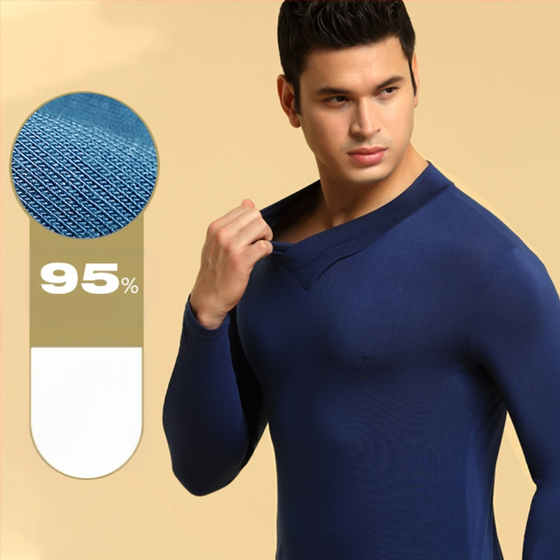 Meeste sügisriided Kõrge kraega ühes tükis soe meeste külmakindel aluspesu Õhuke alussärk Slim-fit pealisriided sügis ja talv