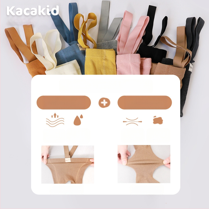 Prísny výber jarných a jesenných detských pančuchových nohavíc s vysokým pásom, chráničov brucha, popruhových nohavíc, jednofarebných legín