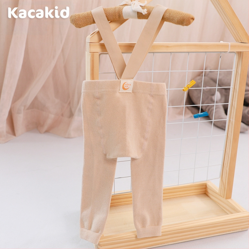 Prísny výber jarných a jesenných detských pančuchových nohavíc s vysokým pásom, chráničov brucha, popruhových nohavíc, jednofarebných legín