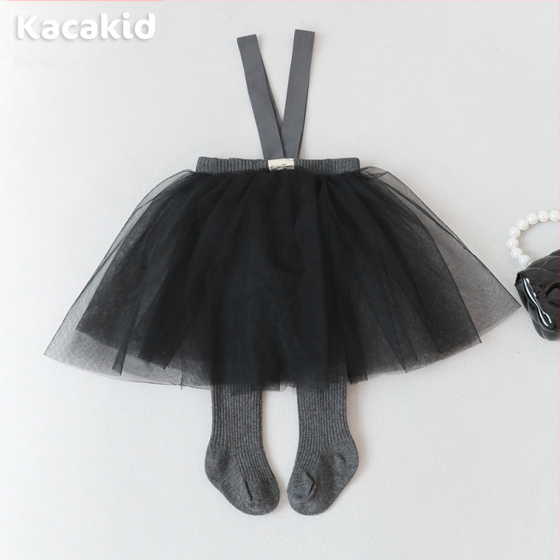 Prísny výber jarných a jesenných detských pančuchových nohavíc s vysokým pásom, chráničov brucha, popruhových nohavíc, jednofarebných legín