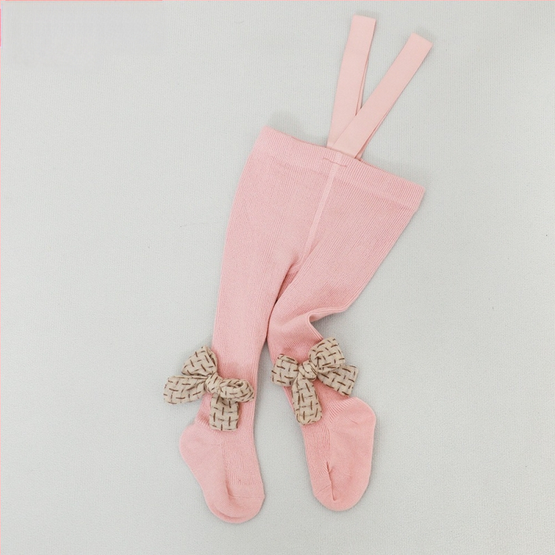 Prísny výber jarných a jesenných detských pančuchových nohavíc s vysokým pásom, chráničov brucha, popruhových nohavíc, jednofarebných legín