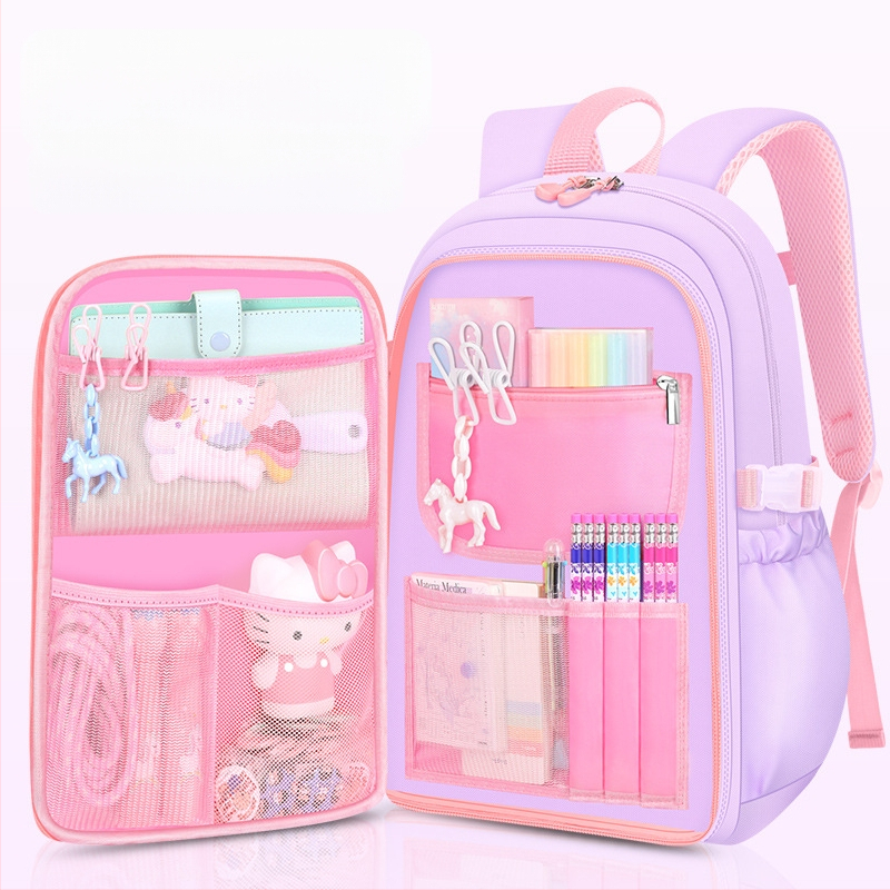 Νέα τσάντα δημοτικού σχολείου για κορίτσια χονδρικής τσάντα άμμου μεγάλης χωρητικότητας αδιάβροχη τσάντα πολλαπλών τσεπών για παιδιά