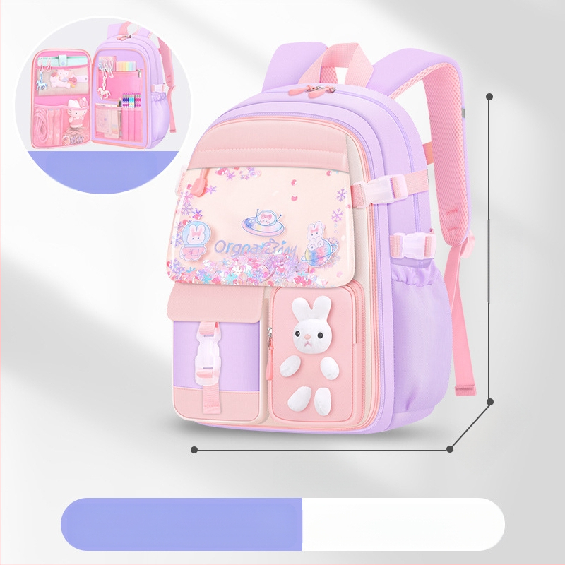 Νέα τσάντα δημοτικού σχολείου για κορίτσια χονδρικής τσάντα άμμου μεγάλης χωρητικότητας αδιάβροχη τσάντα πολλαπλών τσεπών για παιδιά