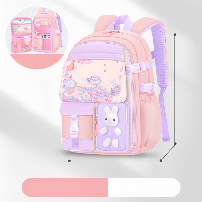 Νέα τσάντα δημοτικού σχολείου για κορίτσια χονδρικής τσάντα άμμου μεγάλης χωρητικότητας αδιάβροχη τσάντα πολλαπλών τσεπών για παιδιά