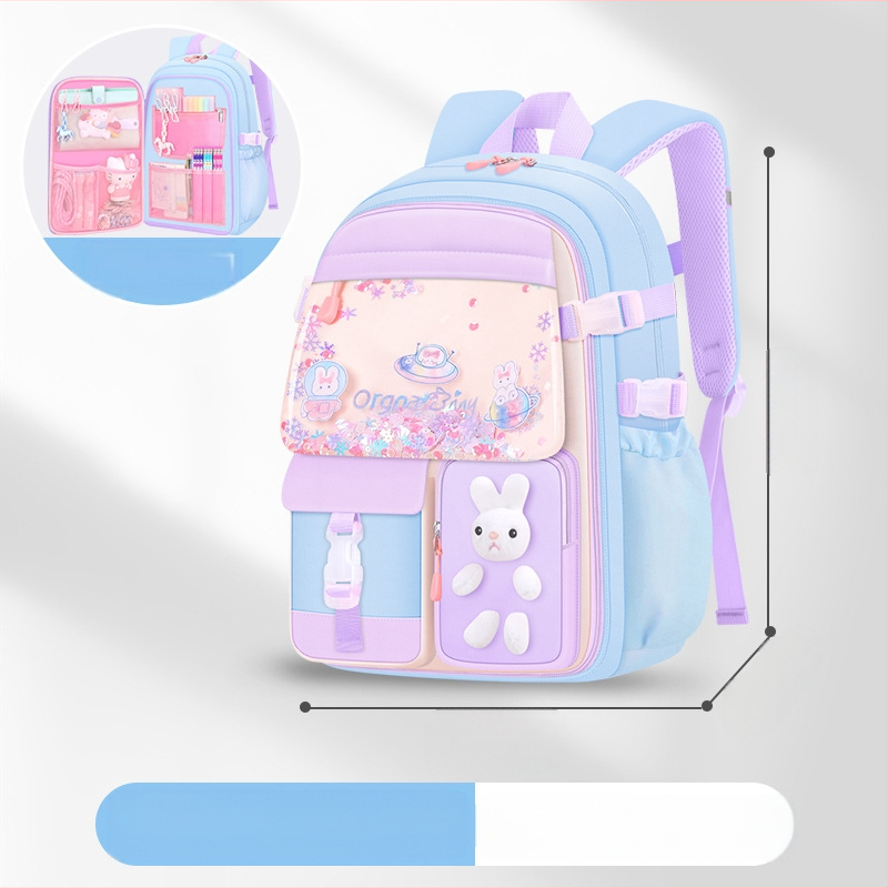 Νέα τσάντα δημοτικού σχολείου για κορίτσια χονδρικής τσάντα άμμου μεγάλης χωρητικότητας αδιάβροχη τσάντα πολλαπλών τσεπών για παιδιά