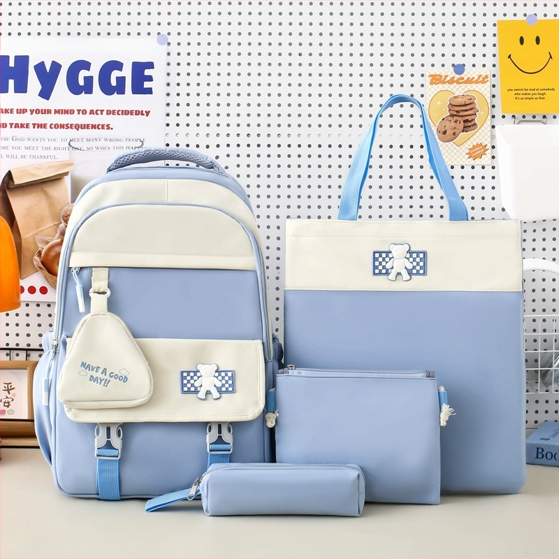 2024. aasta uus suure mahutavusega vabaaja seljakott selgroo kaitseks keskkooliõpilastele, vähendab õpilase koolikoti koormust, moodne Korea stiilis seljakott