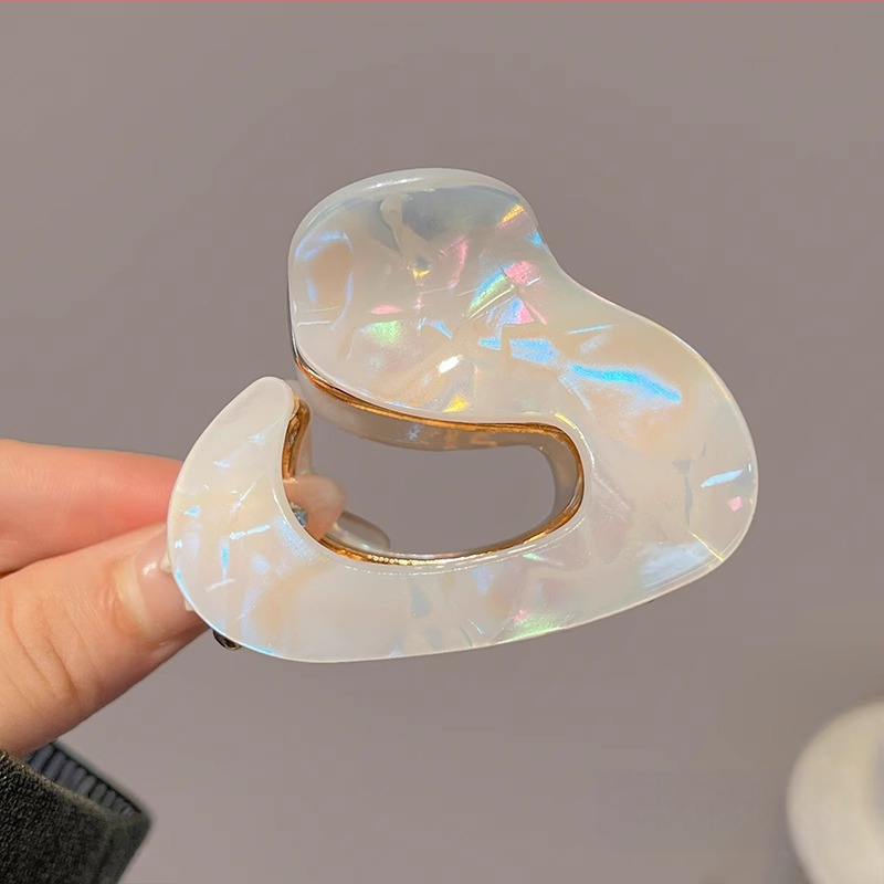 „Advanced Sense“ acto rūgšties netaisyklingo stiliaus plaukų segtukas moterims, pusiau surišamas, elegantiškas ryklio segtukas, metalinis plaukų segtukas, galvos apdangalas