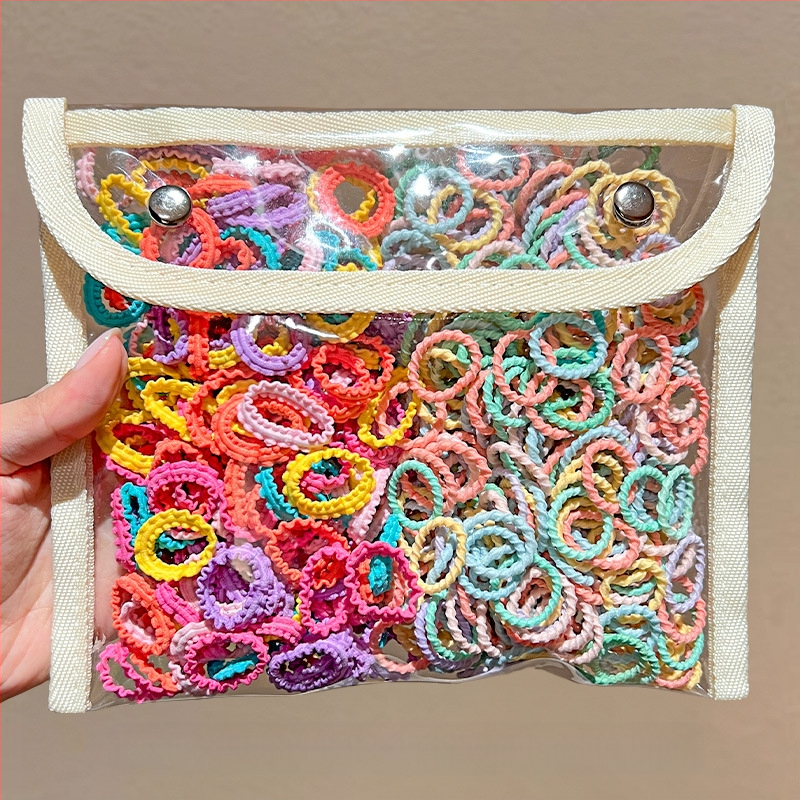 Детска гумена лента за бебета, малък размер, въже за глава, малка гумена лента за коса за момичета, въже за коса с палец, шапка