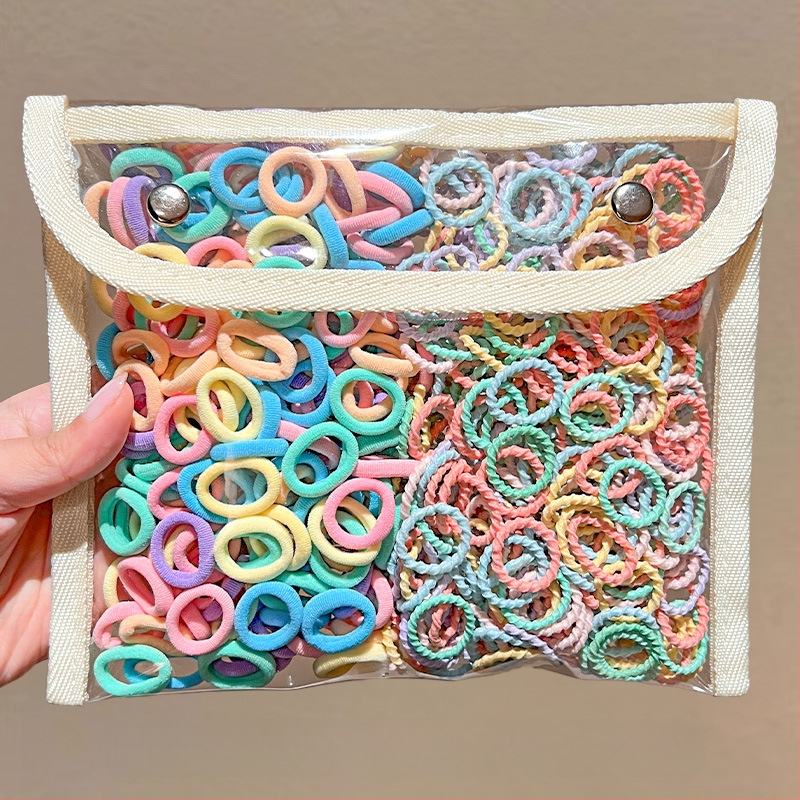 Детска гумена лента за бебета, малък размер, въже за глава, малка гумена лента за коса за момичета, въже за коса с палец, шапка