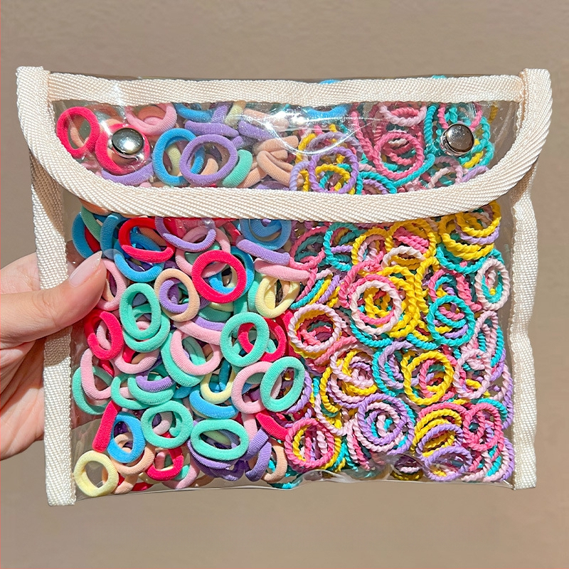 Детска гумена лента за бебета, малък размер, въже за глава, малка гумена лента за коса за момичета, въже за коса с палец, шапка