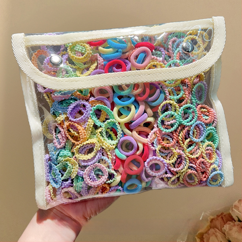 Детска гумена лента за бебета, малък размер, въже за глава, малка гумена лента за коса за момичета, въже за коса с палец, шапка