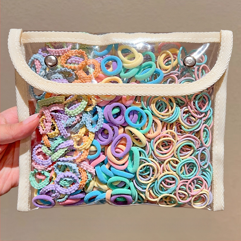 Детска гумена лента за бебета, малък размер, въже за глава, малка гумена лента за коса за момичета, въже за коса с палец, шапка