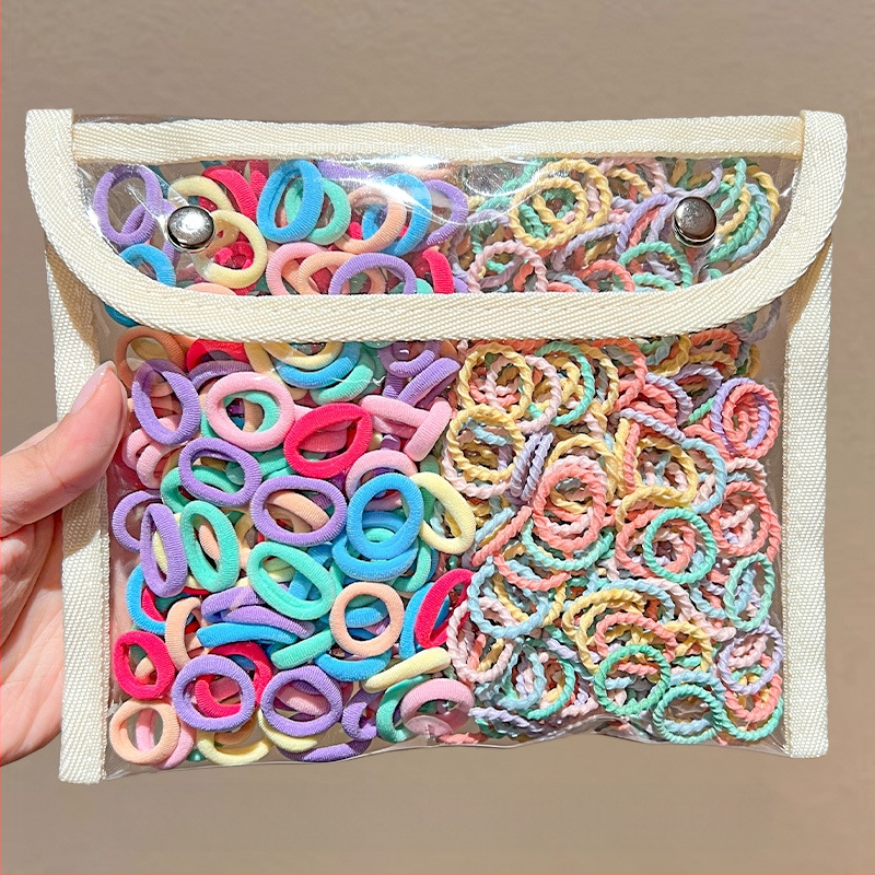 Детска гумена лента за бебета, малък размер, въже за глава, малка гумена лента за коса за момичета, въже за коса с палец, шапка