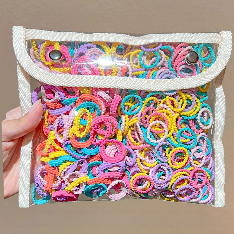 Детска гумена лента за бебета, малък размер, въже за глава, малка гумена лента за коса за момичета, въже за коса с палец, шапка