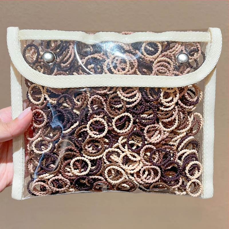 Детска гумена лента за бебета, малък размер, въже за глава, малка гумена лента за коса за момичета, въже за коса с палец, шапка