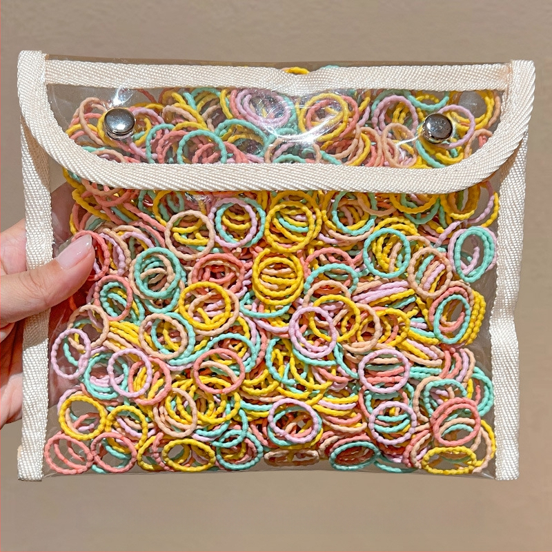 Детска гумена лента за бебета, малък размер, въже за глава, малка гумена лента за коса за момичета, въже за коса с палец, шапка