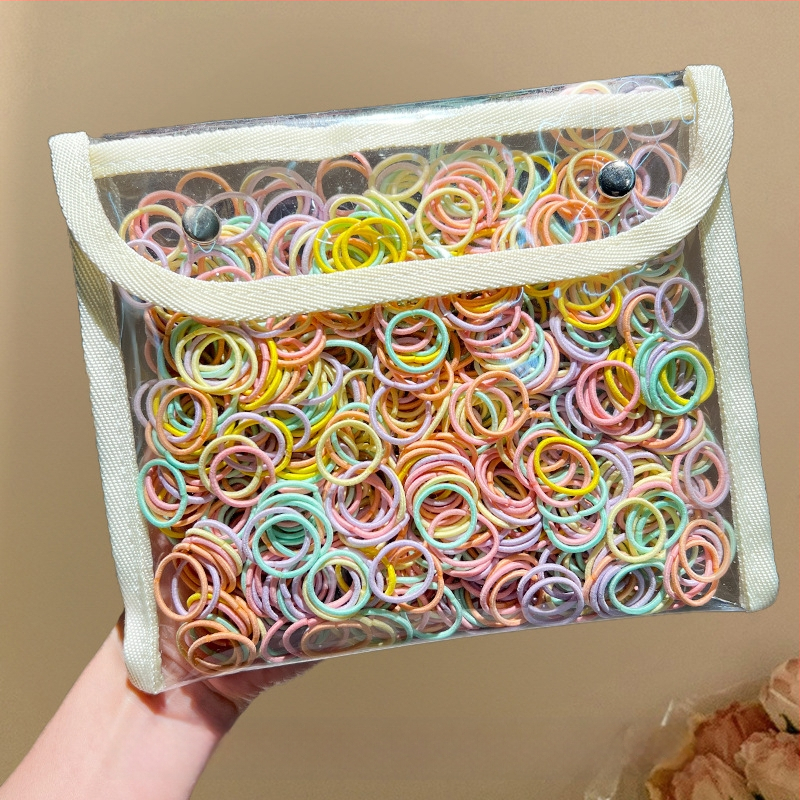 Детска гумена лента за бебета, малък размер, въже за глава, малка гумена лента за коса за момичета, въже за коса с палец, шапка