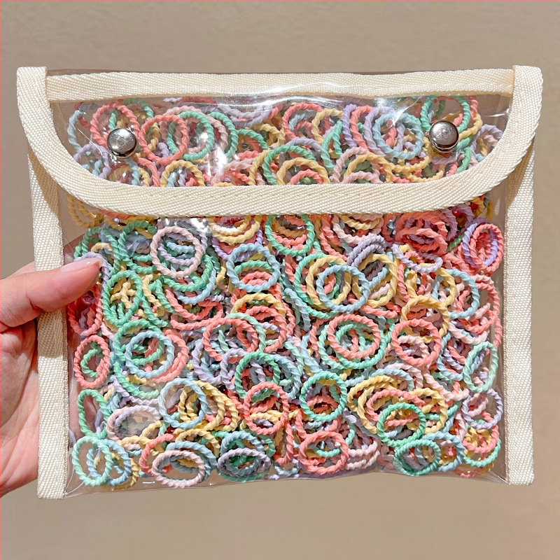 Детска гумена лента за бебета, малък размер, въже за глава, малка гумена лента за коса за момичета, въже за коса с палец, шапка