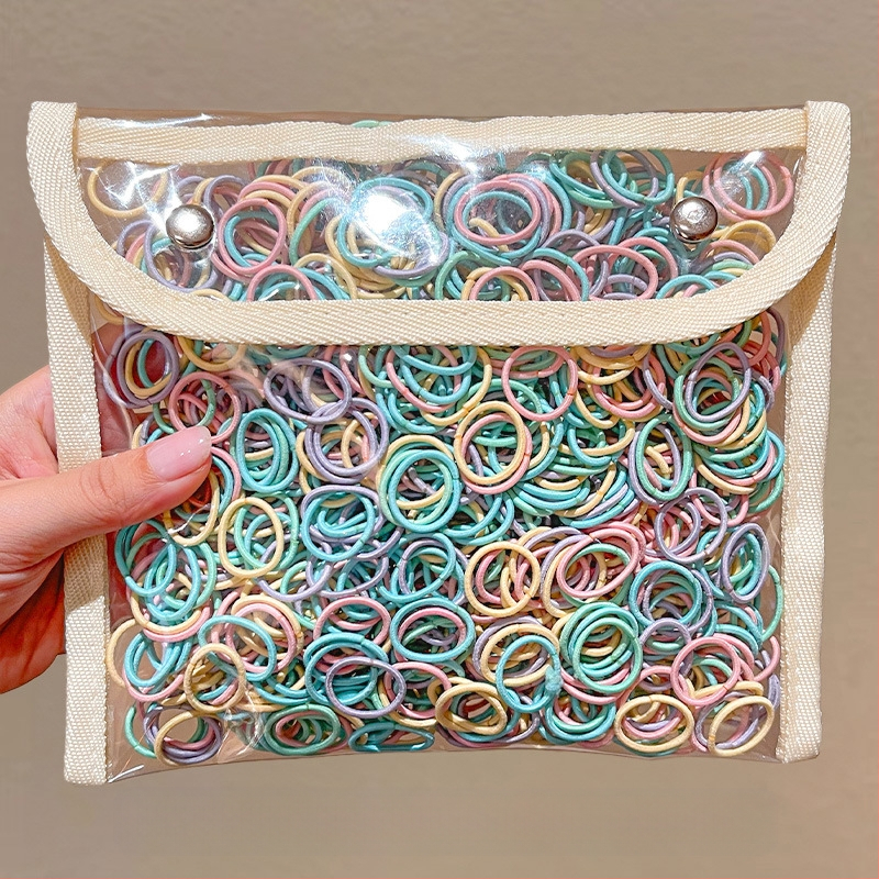 Детска гумена лента за бебета, малък размер, въже за глава, малка гумена лента за коса за момичета, въже за коса с палец, шапка