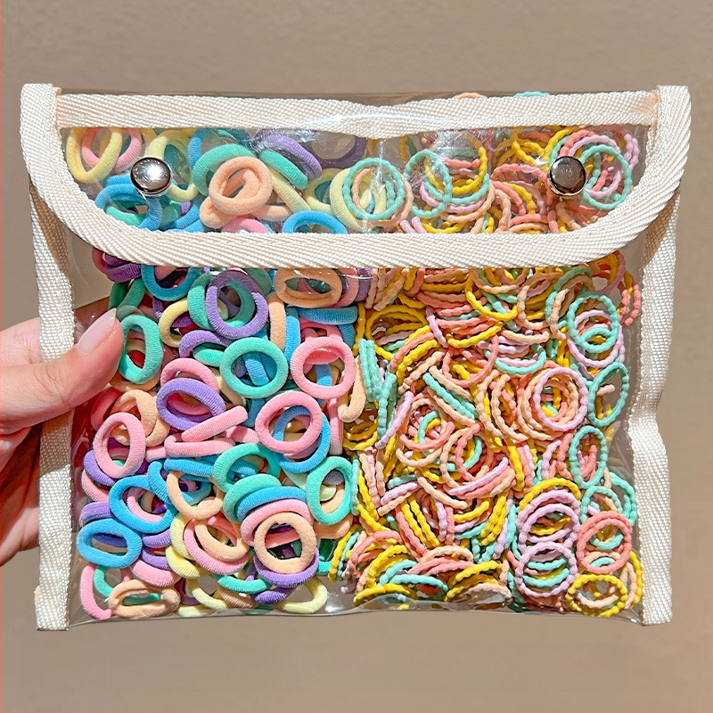 Детска гумена лента за бебета, малък размер, въже за глава, малка гумена лента за коса за момичета, въже за коса с палец, шапка