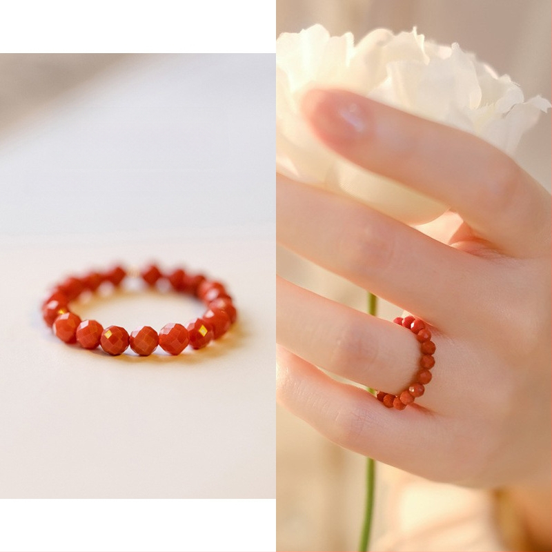 Ασημένιο δαχτυλίδι 925 με φυσικό κρύσταλλο που δεν ξεθωριάζει, γυναικείο ρετρό κομψό τυρκουάζ δαχτυλίδι χονδρικής για γυναίκες