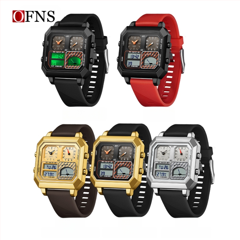 Oufanyishi väliskaubanduse elektrooniline kell mitmeotstarbeline temperatuuri mõõtmise spordikell helendav veekindel õpilaste mägironimise elektrooniline kell