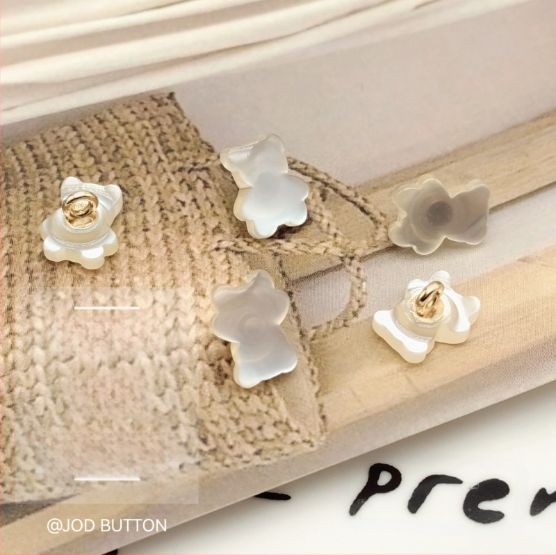 Mielas meškiuko sagų dervos metalo kombinacijos sagų švarkas megztinis megztinis paltas drabužių sagų galvos apdangalų dekoravimas