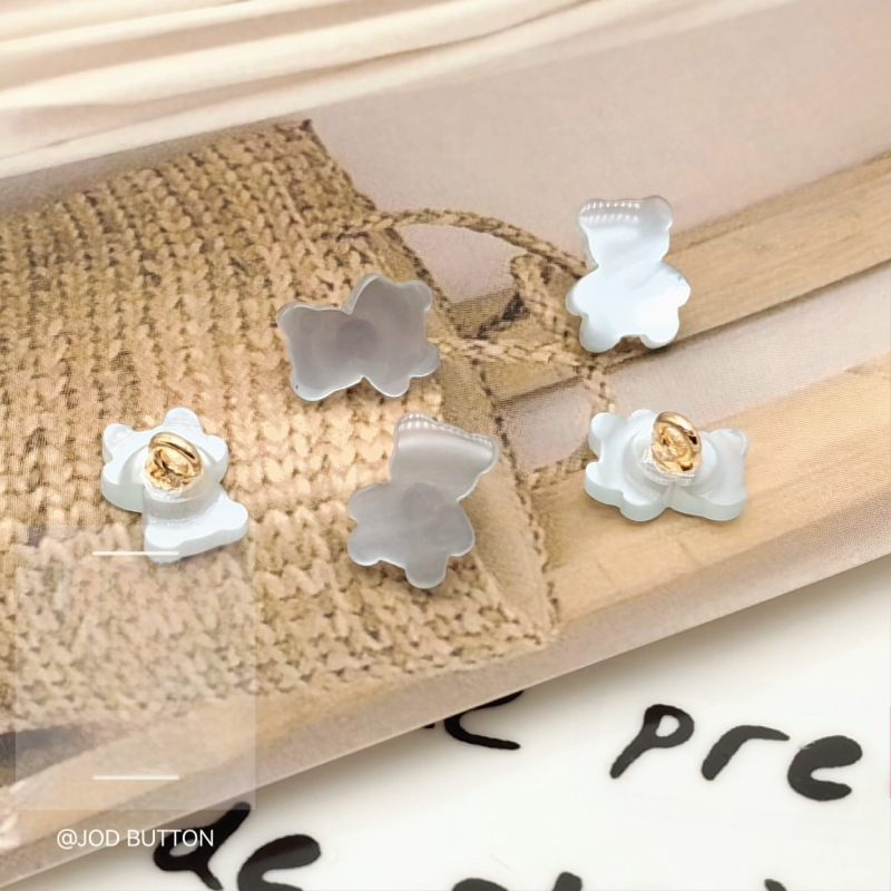 Mielas meškiuko sagų dervos metalo kombinacijos sagų švarkas megztinis megztinis paltas drabužių sagų galvos apdangalų dekoravimas