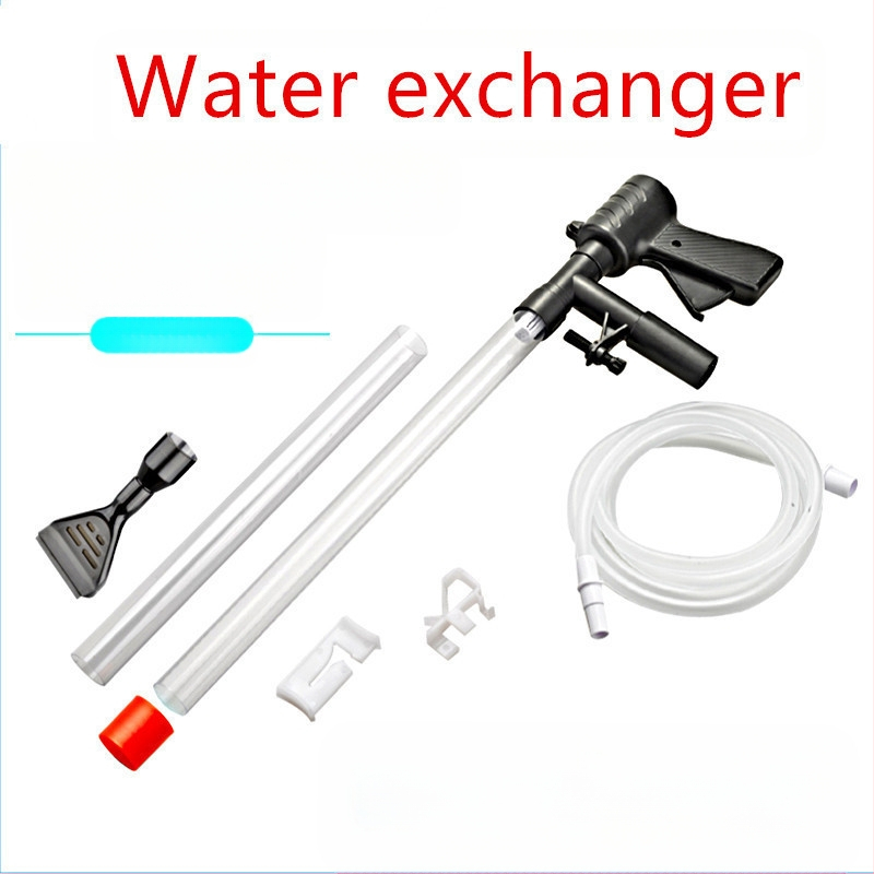 Pneimatiska pundurkociņa zivju tvertnes ūdens mainītāja tualetes sūkšanas ierīce, manuāla smilšu ūdens mazgātāja dekontaminācijas sūkšanas rīks, notekūdeņu novadītājs