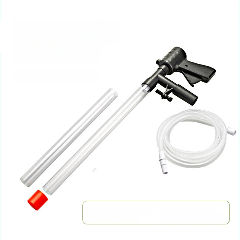 Pneimatiska pundurkociņa zivju tvertnes ūdens mainītāja tualetes sūkšanas ierīce, manuāla smilšu ūdens mazgātāja dekontaminācijas sūkšanas rīks, notekūdeņu novadītājs