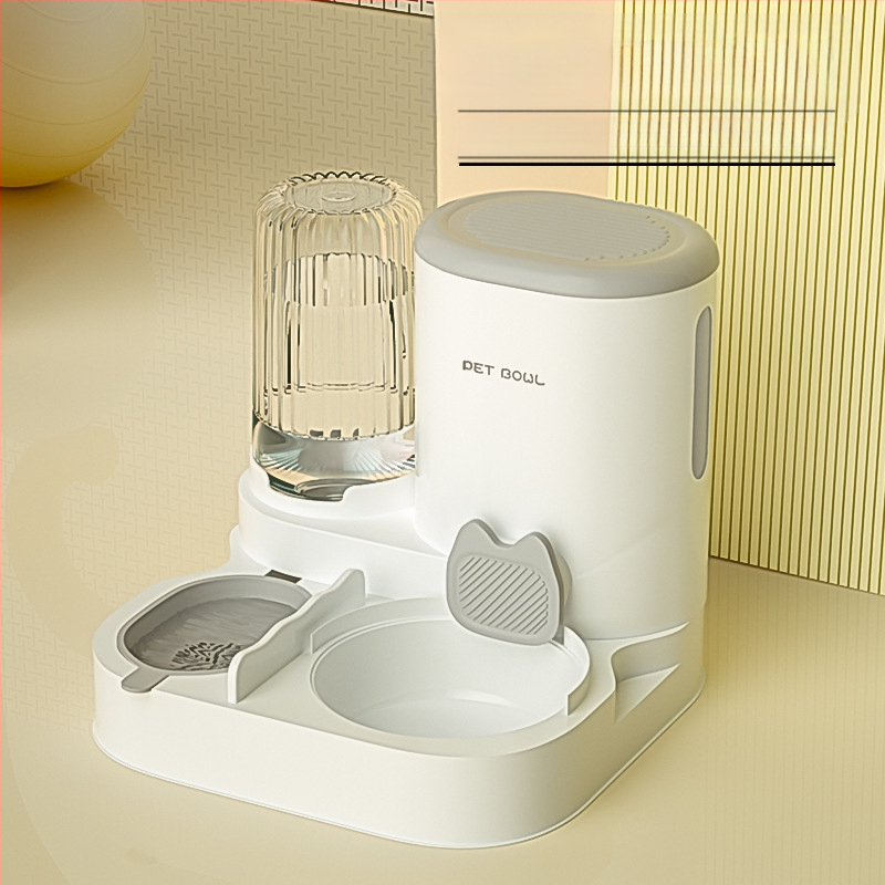 Naminių gyvūnėlių maitinimas ir vandens maitinimas „viskas viename“ vandens dozatorius iš nerūdijančio plieno šunų maisto dubenėlis katėms ryžių dubenėlis maitinimas vanduo geriamasis vanduo naminių gyvūnėlių reikmenys