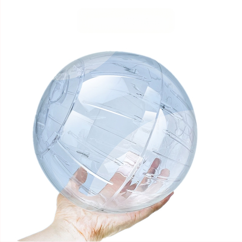 Žiurkėno vidutinio dydžio permatomas bėgimo kamuolys 18 cm Auksinis lokys nykštukinis kamuolys ežiukas medaus maišelis voverės viršutiniai drabužiai