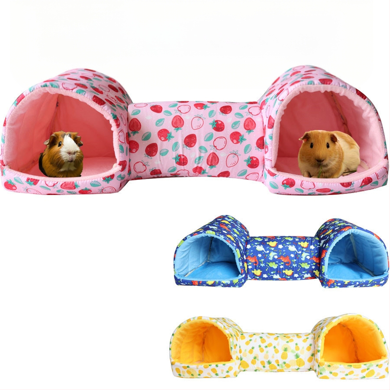 Nové hniezdo škrečka, sépia, morča, medové vrecko, klzák, holandský únikový domček pre prasatá, štyri ročné obdobia, teplé bavlnené hniezdo, tunelová vila