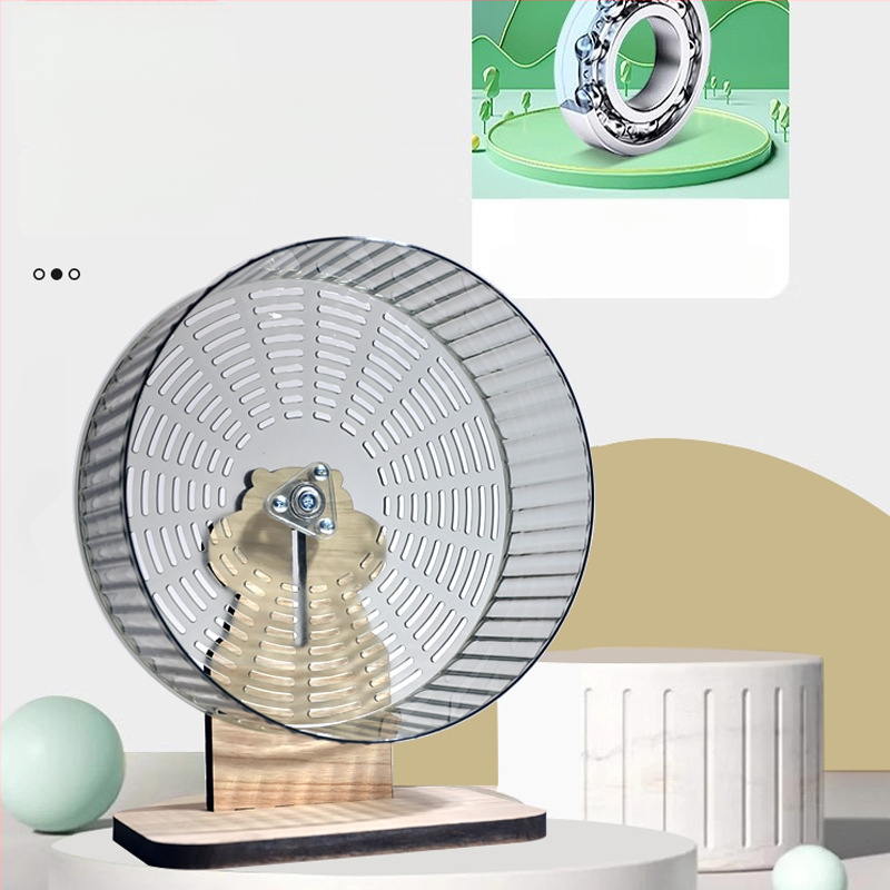 Žiurkėno bėgimo ratas „Mute“, 24 cm, didelis volelis, auksinis lokys, bėgimo reikmenys, naminių gyvūnėlių reikmenys, bėgikas, kraštovaizdžio žaislas