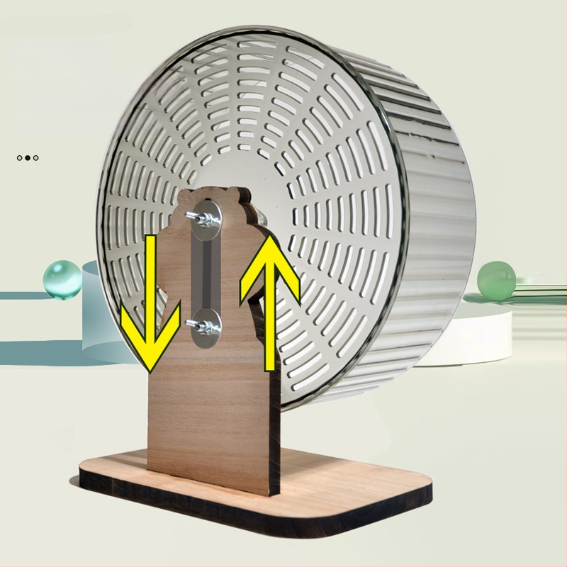 Žiurkėno bėgimo ratas „Mute“, 24 cm, didelis volelis, auksinis lokys, bėgimo reikmenys, naminių gyvūnėlių reikmenys, bėgikas, kraštovaizdžio žaislas