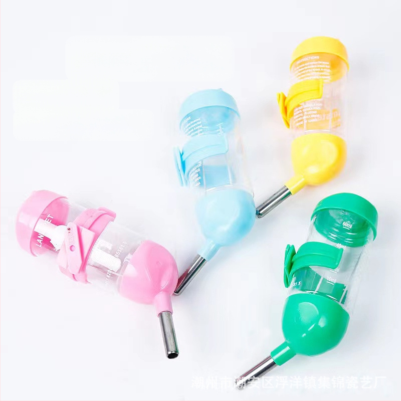 Бутилка за вода с кактус, поилка за хамстер, чайник, керамична скоба, вертикална, златна мечка, холандско прасе, регулируеми материали за озеленяване